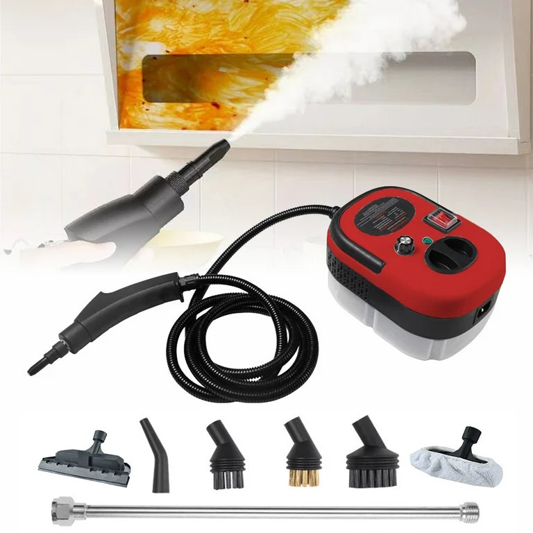 اكتشف جهاز التنظيف بالبخار الأصلي متعدد الاستخدامات 15S heating up 2500w😱🔥✨ | تنظيف عميق و تعقيم فوري، بدون مواد كيميائية!