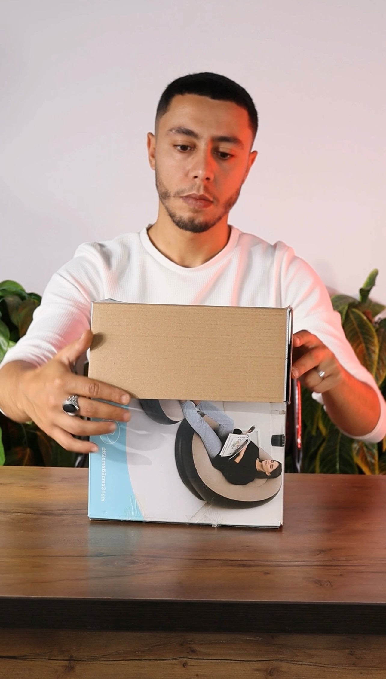 كرسي الاسترخاء🧘 الهوائي الفاخر – راحة مطلقة في أي مكان ✨🛋️💨 مع مسند للقدم🔥✅