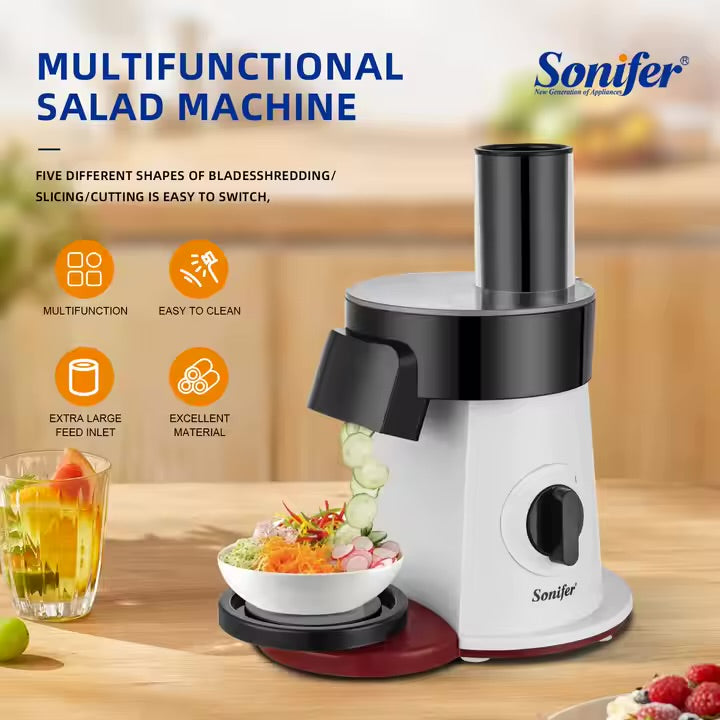 Sonifer 5-in-1 Salad Maker الة تقطيع جميع الخضر