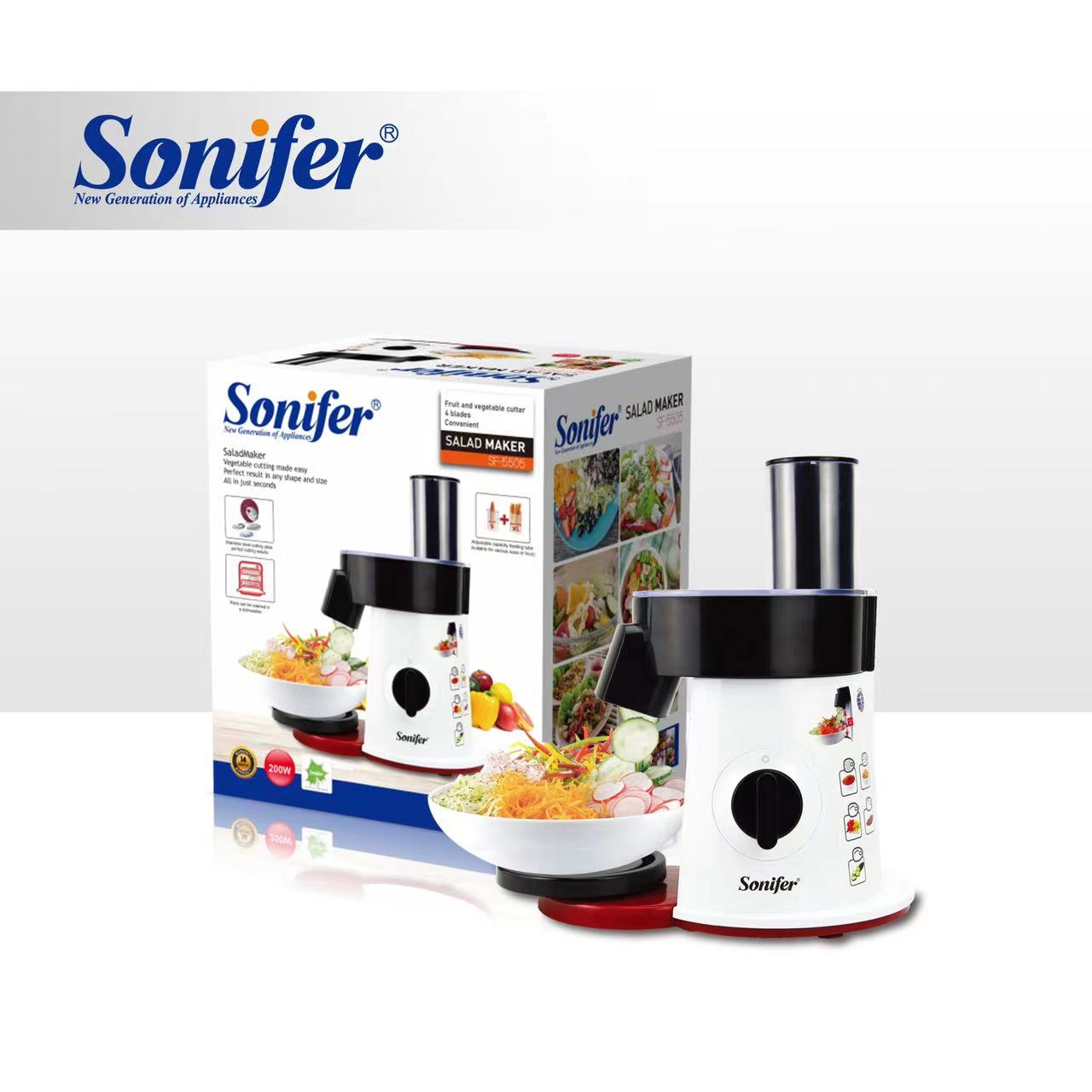 Sonifer 5-in-1 Salad Maker الة تقطيع جميع الخضر